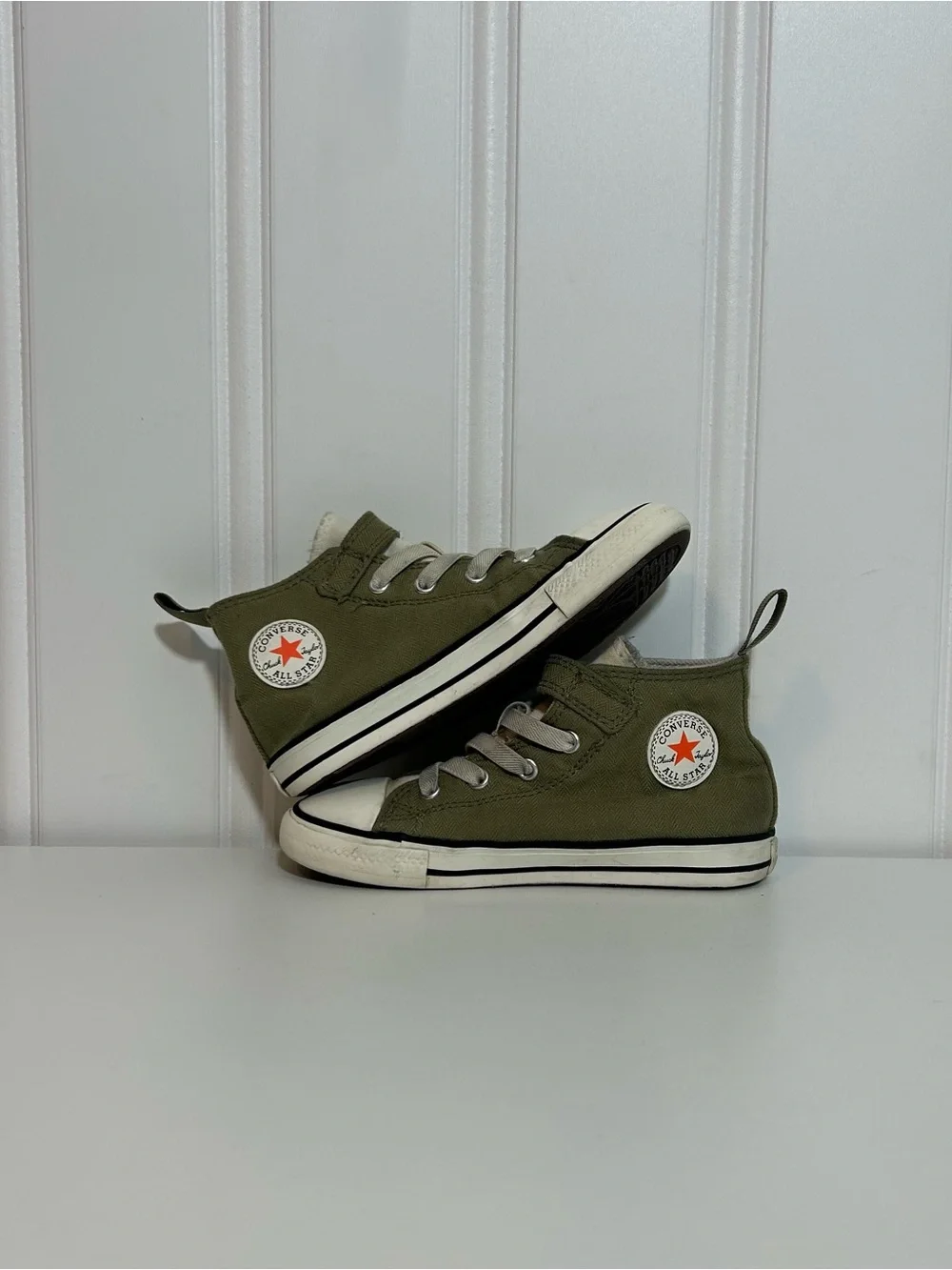 Converse ctas hi Kids Olive green beige High-Top Sneakers